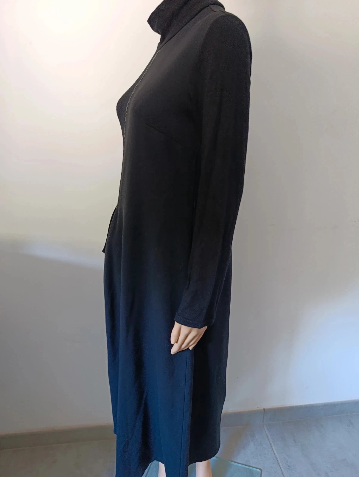 Vestido largo DECA Paris Carla negro – Talla 1 – Fabricado en Francia – photo 6